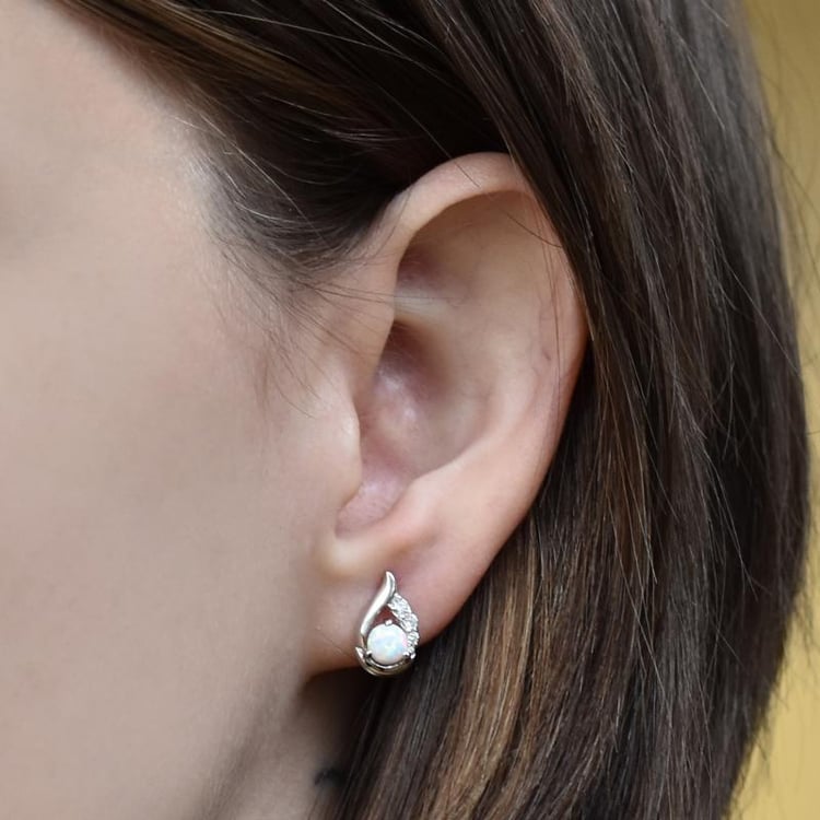 Opálové náušnice 10765