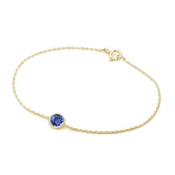 Zlatý náramek s tanzanitem Arleth