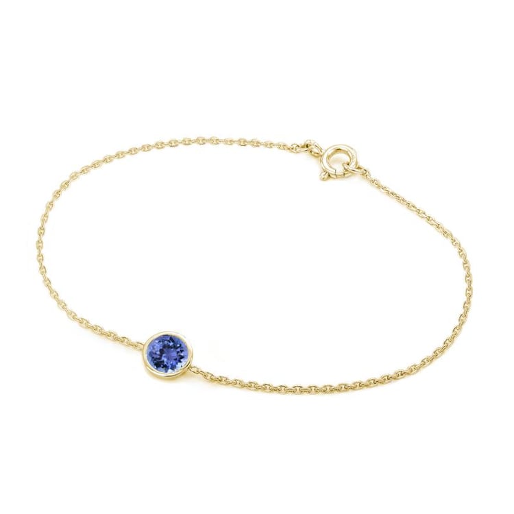 Tanzanitový náramek