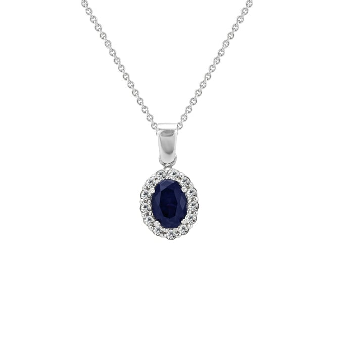 Safírový náhrdelník