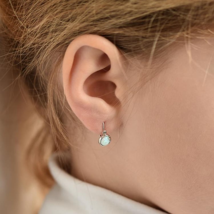 Opálové náušnice pre deti 39050