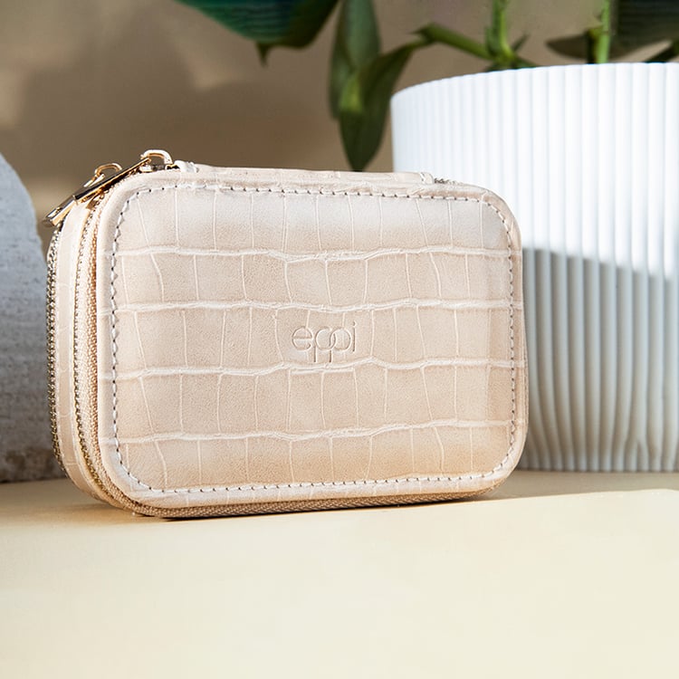 Cestovní pouzdro na šperky béžové Venice 113163