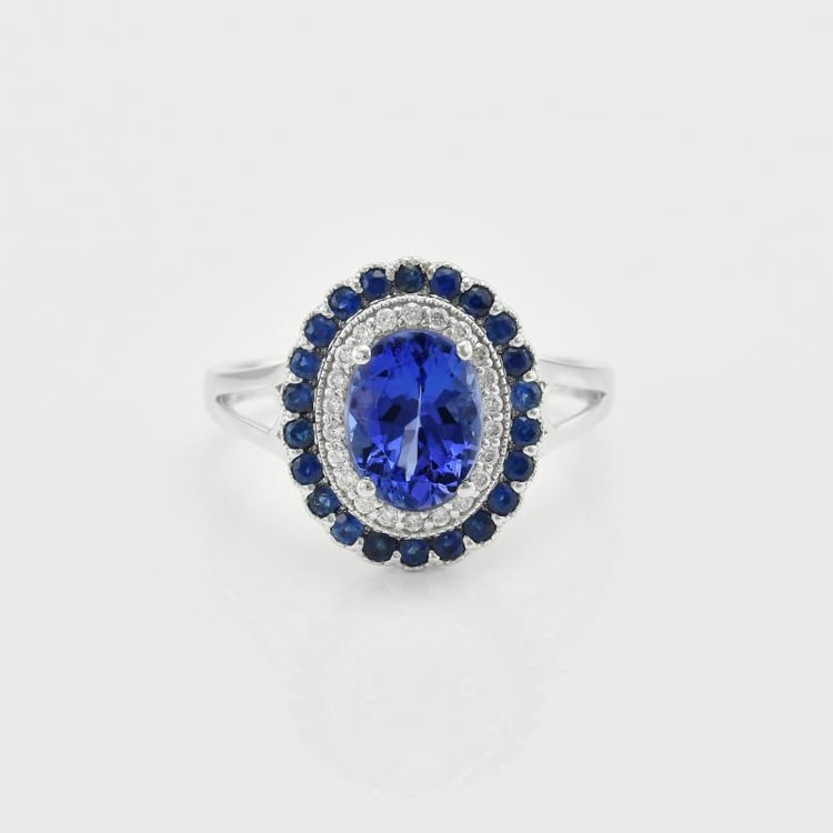 Prsten s tanaznitem 18962