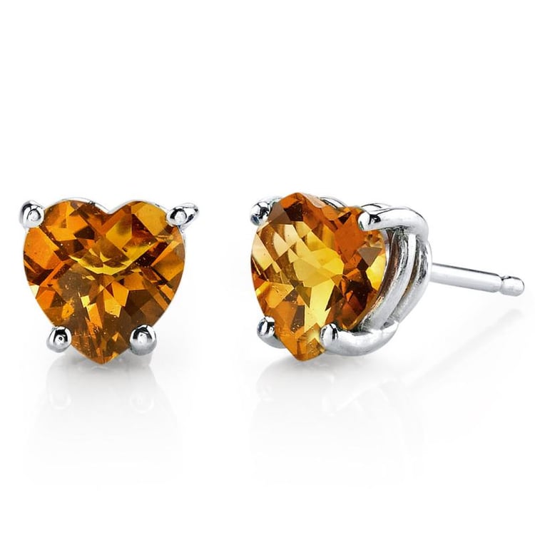 Náušnice s citríny 20322
