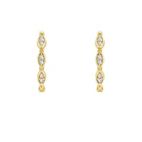 Kruhové náušnice s lab-grown diamanty Wontisa