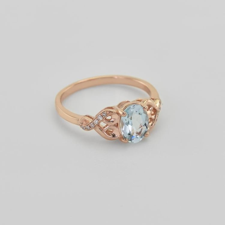 Zlatý zásnubní prsten 35283