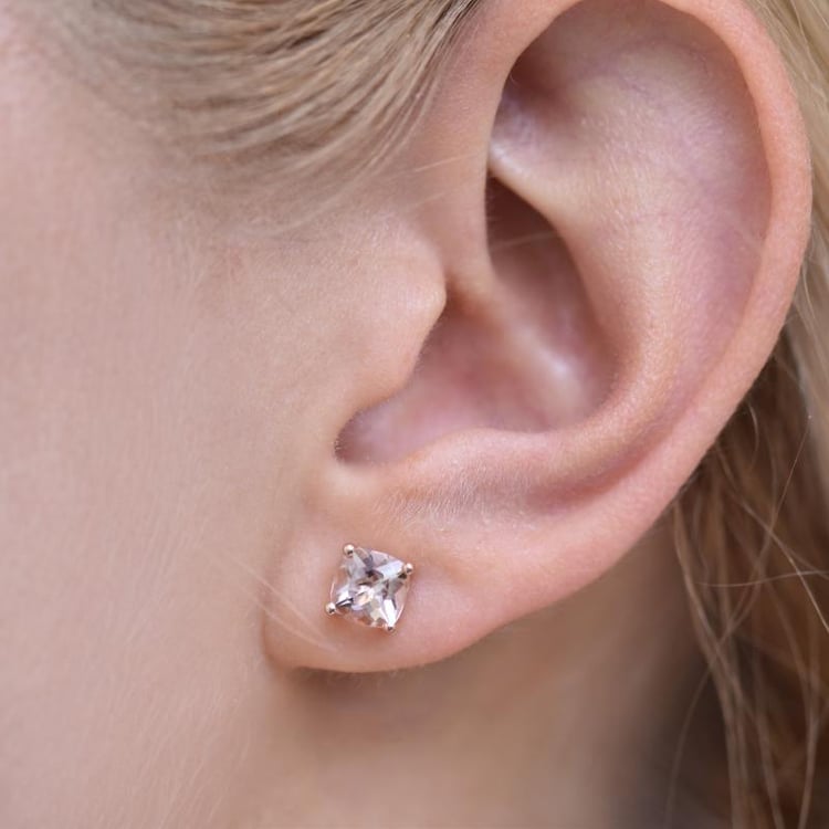 Náušnice s morganity 22543