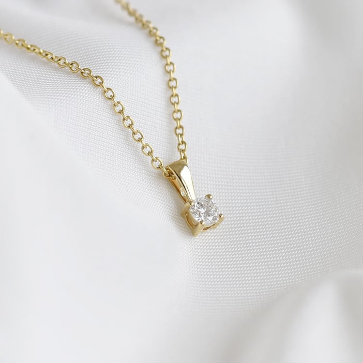 Stříbrný přívěsek s výběrem karátové váhy lab-grown diamantu Alexen 104310