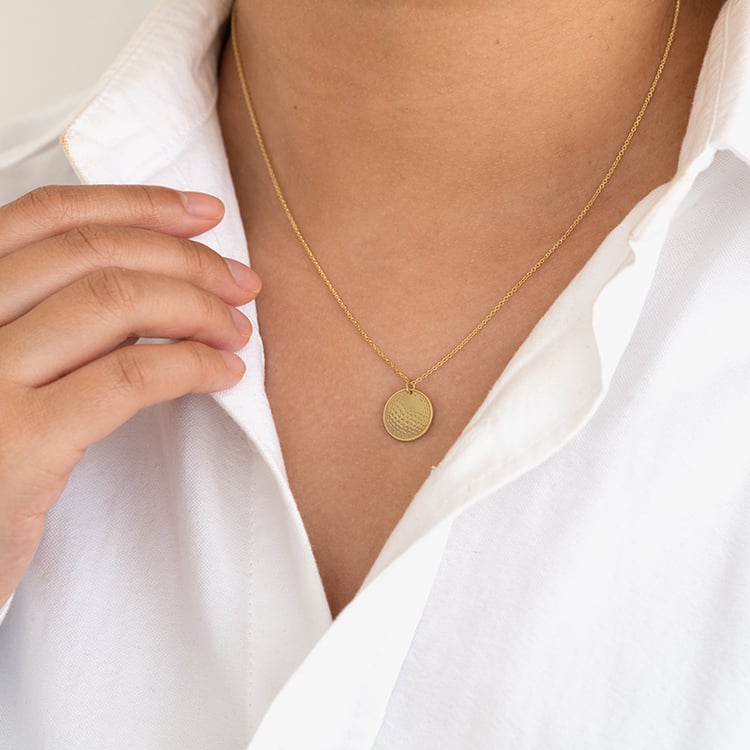 Stříbrný přívěsek míč s gravírem dle vaší volby Golf 124209