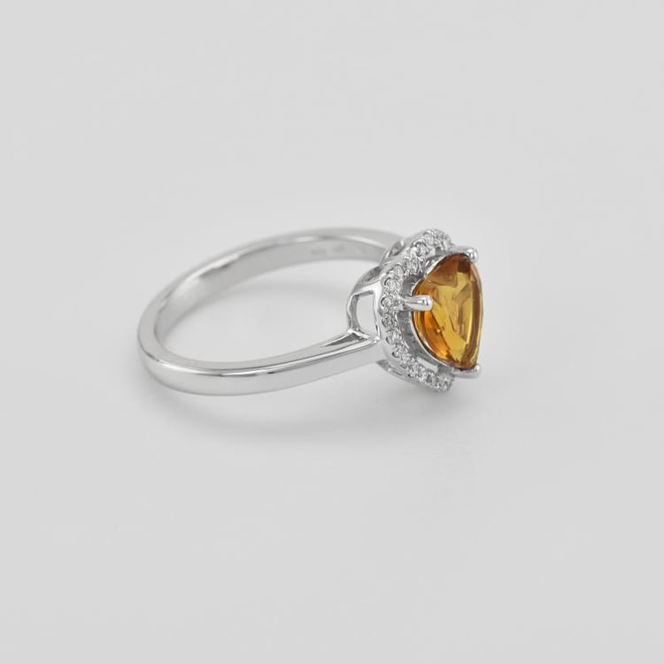 Prsten z bílého zlata 38178