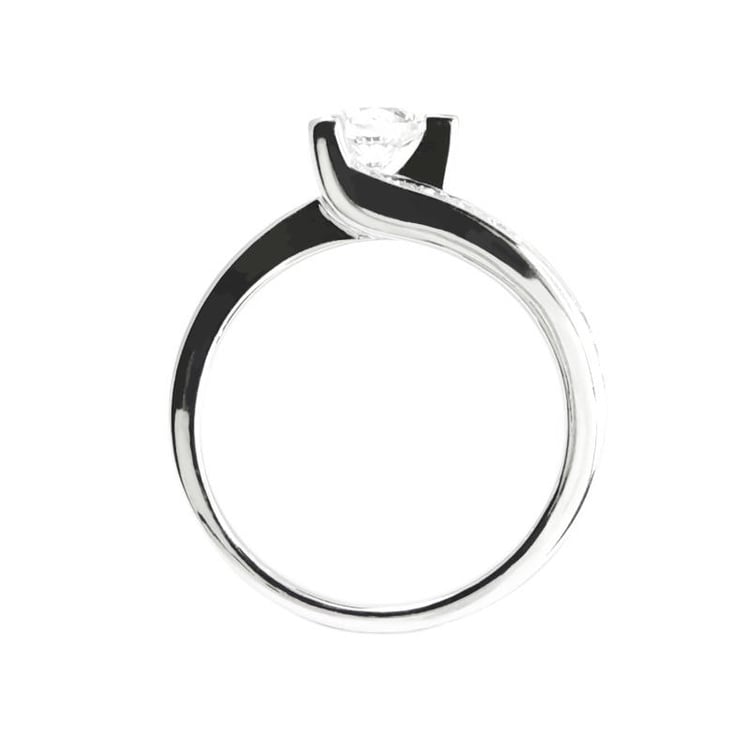 Zásnubní zlatý vintage prsten s diamanty Grady 4987