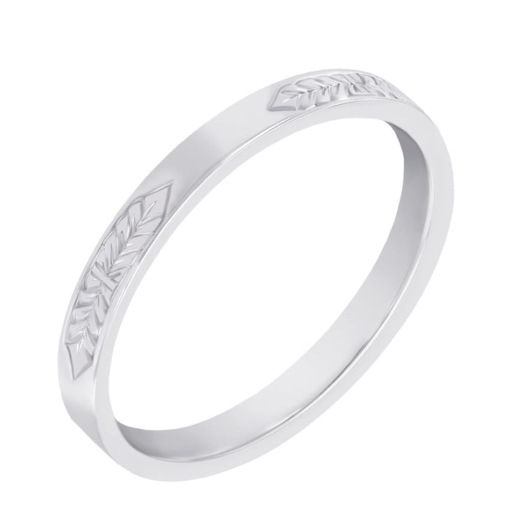 Dámský snubní prsten s gravírem 39728