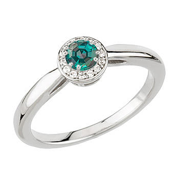 Diamantový prsten s alexandritem