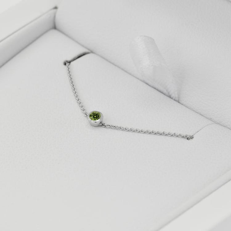 Náramek se zeleným diamantem 71838