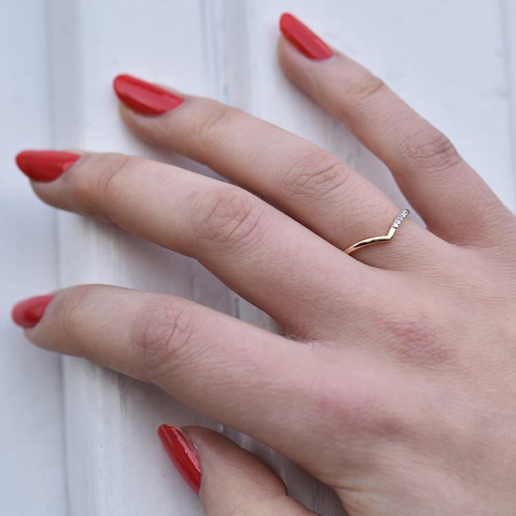 Vykrojený eternity prsten s lab-grown diamanty Annelisa 101318