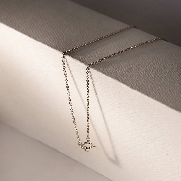 Platinový ankr řetízek 40 cm se šířkou 0.8 mm 107610