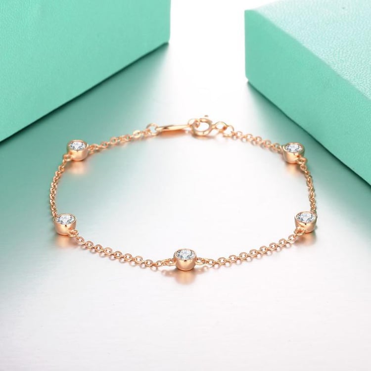 Náramek se zirkony Diza 7482