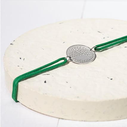 Provázkový náramek míč s gravírem dle vaší volby Golf