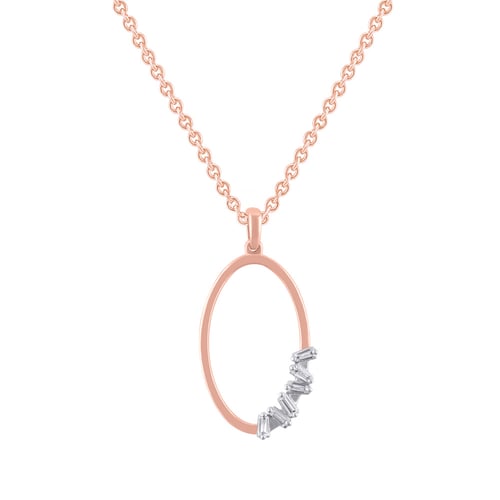 Zlatý přívěsek s diamantem Rosie