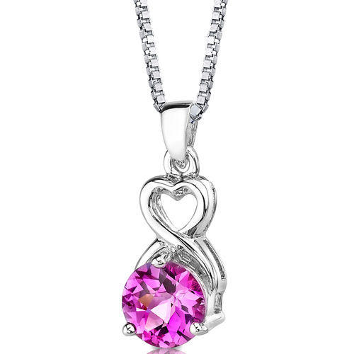 Sladký náhrdelník s růžovým safírem Manana