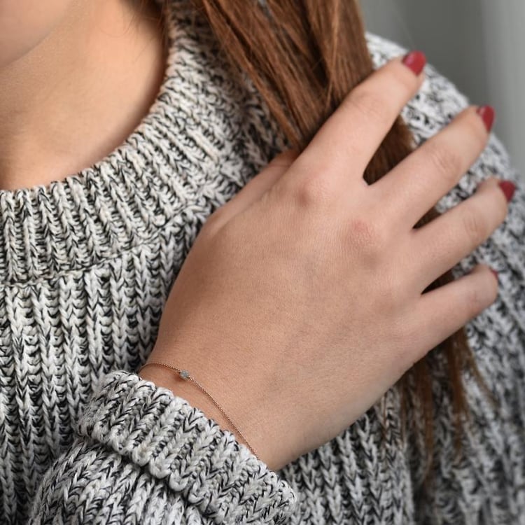 Náramek s diamantem 38484