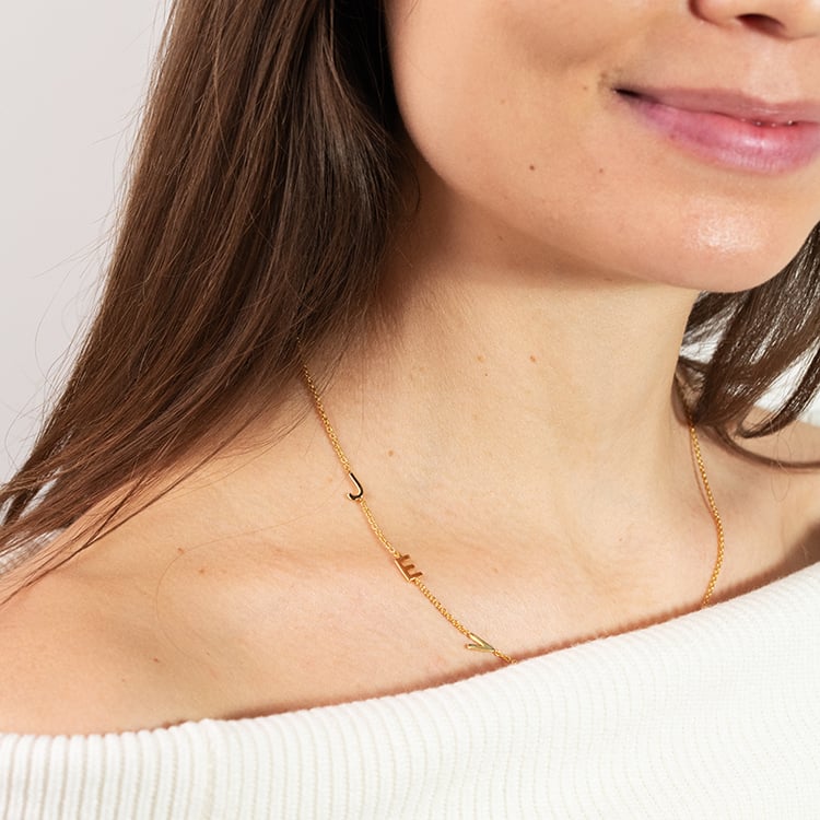 Náhrdelník se 3 písmenky podle vaší volby Lupe 149948