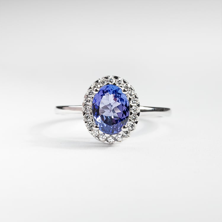 Tanzanitová kolekce šperků s diamanty Bizot 146182