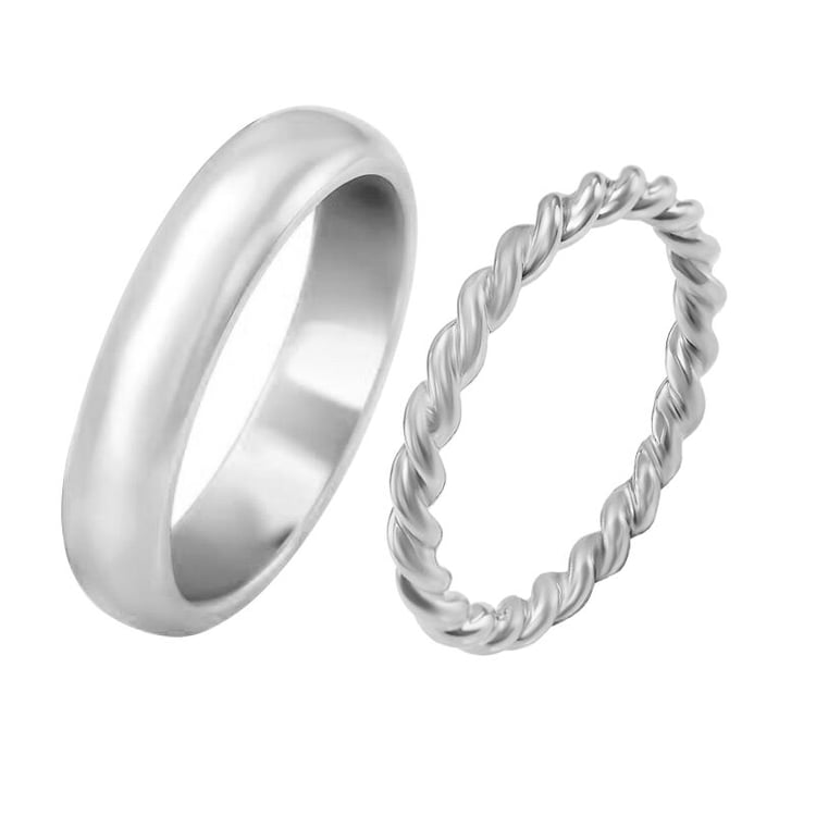 Provazovitý prsten ze zlata 28982