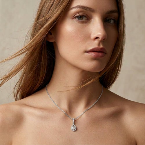 Romantický přívěsek s lab-grown diamanty Kai