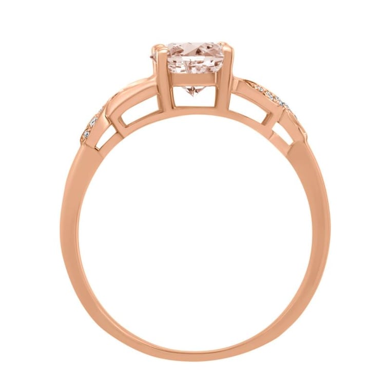 Prsten s oválným morganitem 23134