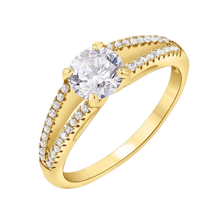 Zásnubní prsten plný diamantů Arendy 141817