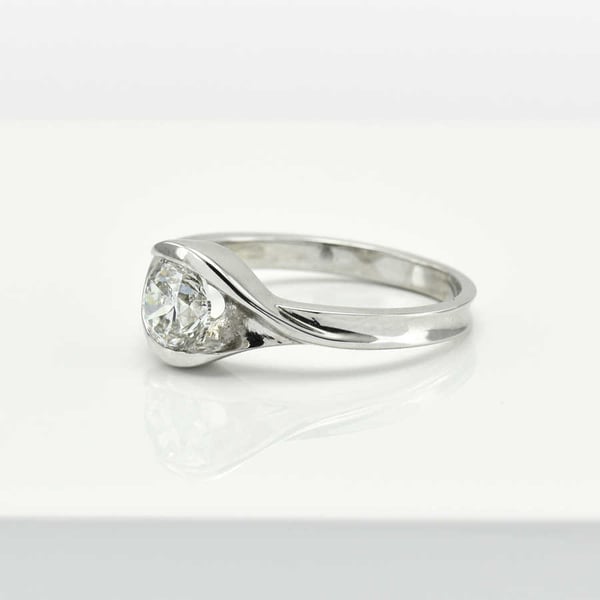 Prsten s 1ct diamantem