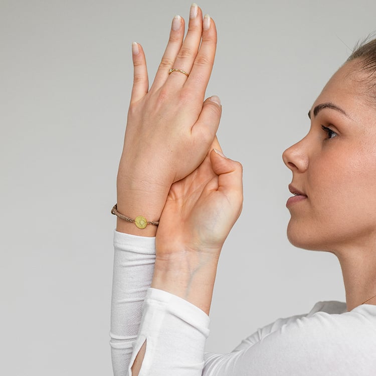 Šňůrkový jóga náramek Sun and Moon 134190