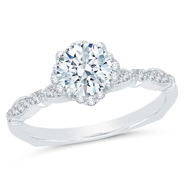 Zlatý zásnubní prsten 46383