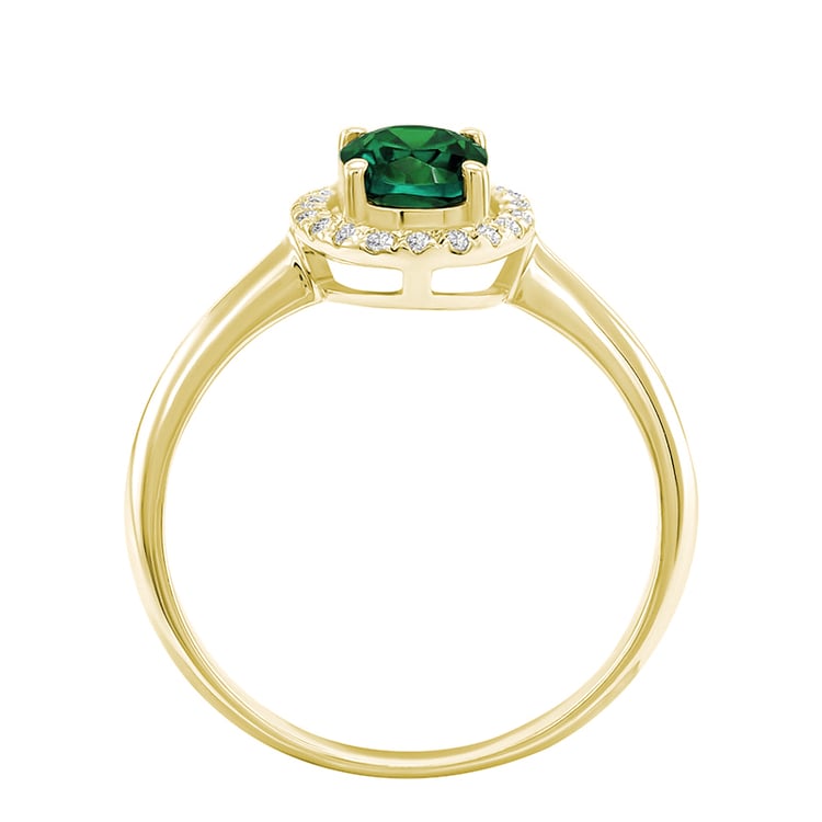 Tsavorit granát ve zlatém prstenu 32456