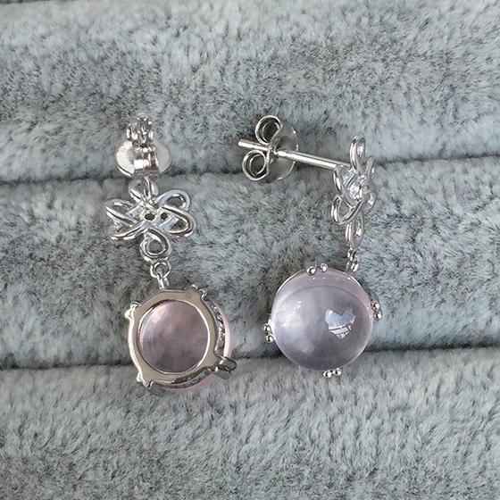 Náušnice ze stříbra Rabia 7730