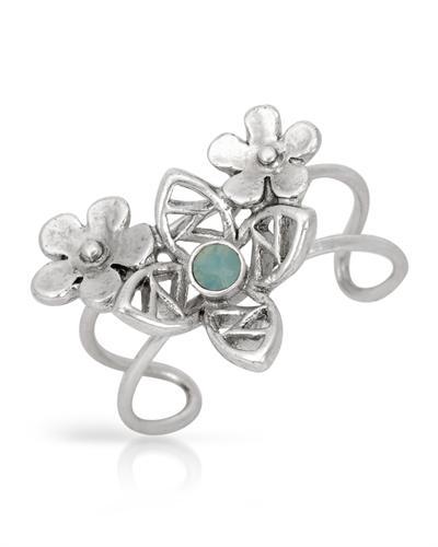 Prsten na nohu s krystalem