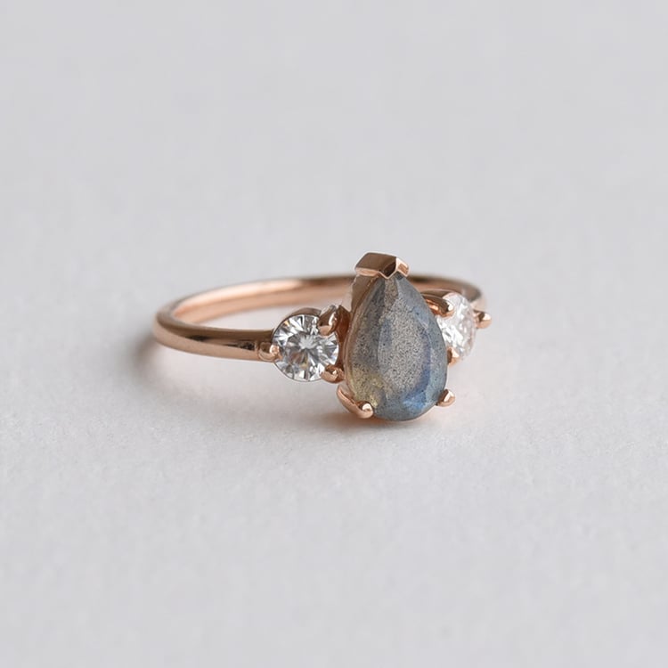 Prsten s labradoritem 73733