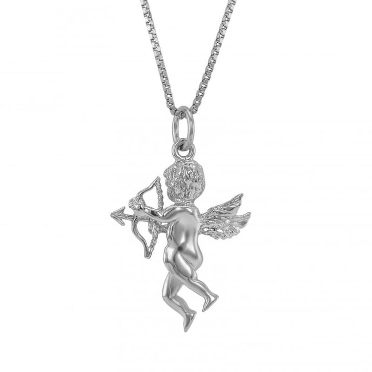 Stříbrný náhrdelník s Amorom Gloriya