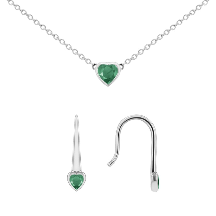 Smaragdová kolekce šperků Roshni 145761
