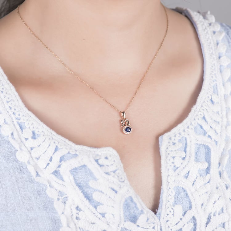 Safírový náhrdelník 18530