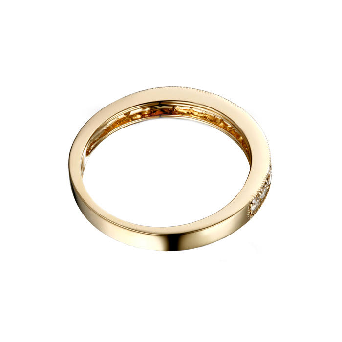 Zlatá obroučka s diamanty 2087