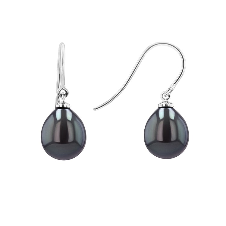 Černé perlové náušnice Parveen 130173