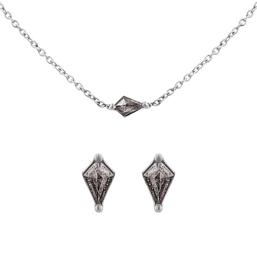 Sada šperků s kite salt and pepper diamanty Elny
