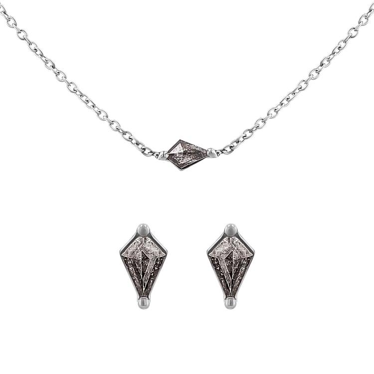 Kolekce šperků s kite salt and pepper diamanty Elny 126626