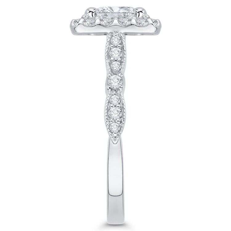 Zásnubní prsten s princess diamantem ze zlata 46257