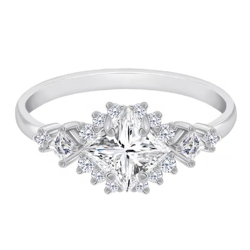Rozvodový prsten s princess certifikovaným lab-grown diamantem Armin