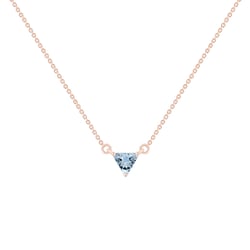 Minimalistický náhrdelník s akvamarínem Modu