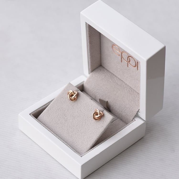 Náušnice ze zlatých uzlíků 72766