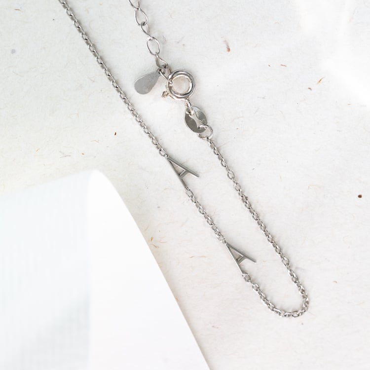 Stříbrný náramek se 2 písmenky podle vaší volby Annika 124527